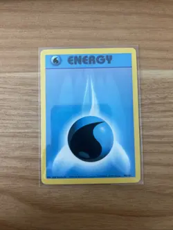 1999 Pokemon TCG Water Energy Base Set, Unlimited Common Card 102/102 Near Mint - Image 1
