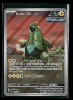 Pokemon Card - Iron Thorns SVP098 Black Star Promo 098 Pokemon Center Exclusive - Image 1
