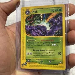 Muk 23/147 NM Regular Rare Aquapolis Pokemon TCG Near Mint Pokemon Card Vintage - Image 2
