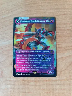 Flamewar, Brash Veteran Foil (Universes Beyond - Transformers) - Magic MTG - Image 1
