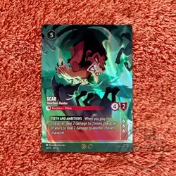 Lorcana Scar Heartless Hunter 14/P2 | ENCHANTED | Store Championship Promo - Image 1
