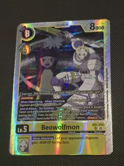 Digimon Card Game Beowolfmon Advanced Booster Digimon Generation AD1-015 SR - Image 1