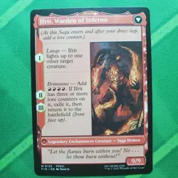 Clive Ifrit's Dominant / Ifrit, Warden of Inferno MTG: Final Fantasy MTG NM - Image 2