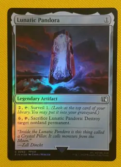 MTG Magic The Gathering Lunatic Pandora Foil Artifact Final Fantasy Commander - Image 1