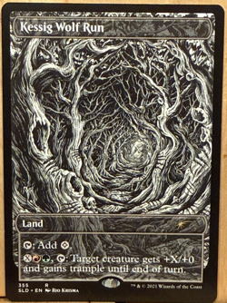 LIMITED EDITION Secret Lair MtG Kessig Wolf Run Unplayed NM Borderless! - Image 1