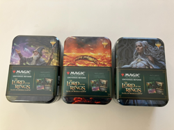 MAGIC THE GATHERING LORD OF THE RINGS RETAIL TINS - COMPLETE SET OF 3 - SEALED! - Image 1