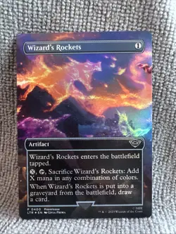 Wizard's Rockets Foil 400 Borderless Universes Beyond: the Lord of the Rings - Image 1