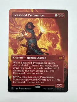 Seasoned Pyromancer (Borderless) Double Masters 2022 Regular - Image 1