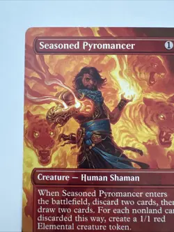 Seasoned Pyromancer (Borderless) Double Masters 2022 Regular - Image 2
