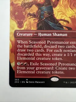 Seasoned Pyromancer (Borderless) Double Masters 2022 Regular - Image 5