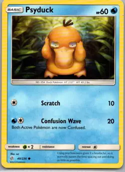 Psyduck 40/236 - Cosmic Eclipse Pokemon Card - Image 1