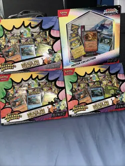 Pokemon Ascended Heroes First Partners Deluxe Pin Collection & Prismatic Poster - Image 1