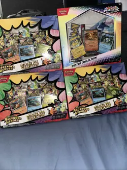 Pokemon Ascended Heroes First Partners Deluxe Pin Collection & Prismatic Poster - Image 2