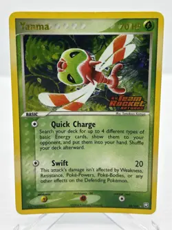 Yanma Reverse Holo Stamped 28/109 Team Rocket Returns Pokemon LP - Image 1
