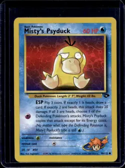 2000 Pokemon Gym Challenge Misty's Psyduck #90/132 - Image 1