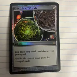 Crucible of Worlds FOIL Tenth X Edition Magic: The Gathering MTG MP - Image 1