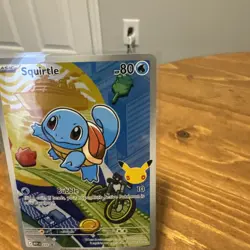 Pokemon Squirtle 039 First Partner Illustration Full Art Holo Promo Look! - Image 4