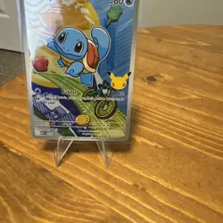 Pokemon Squirtle 039 First Partner Illustration Full Art Holo Promo Look! - Image 5