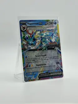 Vaporeon ex 023/131 Stamped Promo Pokemon TCG Prismatic Evolutions - Image 3