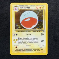 Electrode 02/64 Jungle Unlimited Holo Vintage Pokemon TCG - Image 1