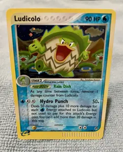 🔥Pokemon TCG Ludicolo EX Sandstorm Set 7/100 Holo Rare Swirl Vintage English - Image 1