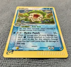 🔥Pokemon TCG Ludicolo EX Sandstorm Set 7/100 Holo Rare Swirl Vintage English - Image 4