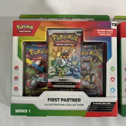Pokemon TCG First Partner Illustration Collection Series 1 New Sealed lot of 2 - Image 2