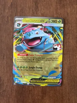 Mega Venusaur ex Prize Pack Series 8 - Pokemon Mega Evolution Base Set 003/132 - Image 1