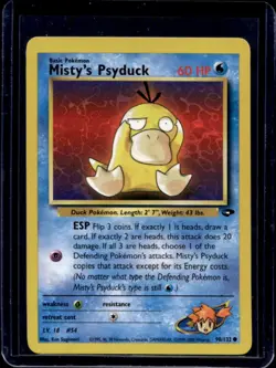 2000 Pokemon Gym Challenge Misty's Psyduck #90/132 - Image 1
