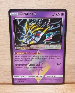 Pokemon TCG Giratina Prism Star Holo TCG Card 58/156 Ultra Prism NM - Image 1