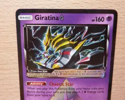 Pokemon TCG Giratina Prism Star Holo TCG Card 58/156 Ultra Prism NM - Image 2