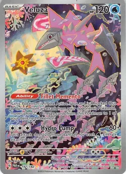 Veluza 192/182 Illustration Rare Paradox Rift Pokemon Near Mint - Image 1