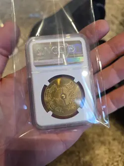 1999 Pokemon CHARMELEON #05 Brass 35mm Battling Coin NGC MS65 HIGH GRADE - Image 4