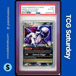 2009 POKEMON PLATINUM SUPREME VICTORS #141/147 ABSOL G LV.X HOLO PSA 6 - Image 1