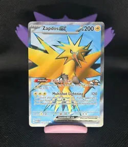 Pokemon TCG SV 151 192/165 Zapdos Ex Ultra Rare - NM - Image 1