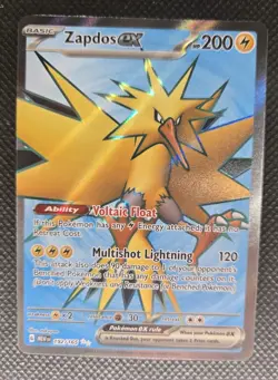 Pokemon TCG SV 151 192/165 Zapdos Ex Ultra Rare - NM - Image 3