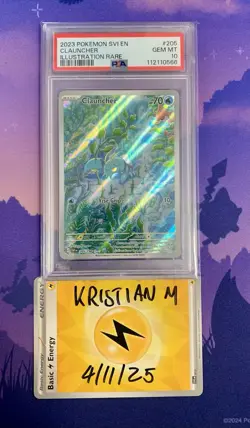 PSA 10 Pokemon TCG Clauncher Scarlet & Violet Base Set 205/198 - Image 1