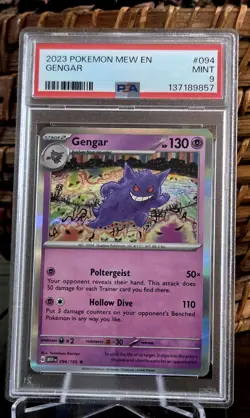 Pokemon SV 151 Gengar Holo PSA 9 - Image 1