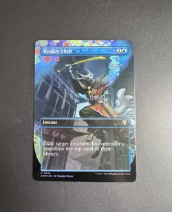 Reality Shift FOIL BORDERLESS - NM - MTG CMM - Magic the Gathering - Image 1