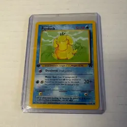 Pokemon TCG Team Rocket Psyduck 65/82 1st Edition LP-NM - Image 1