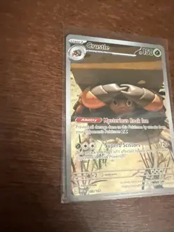 Crustle 186/182 Sv10: Destined Rivals IR Holo Full Art NM Pokemon TCG 2025 - Image 3