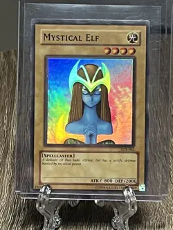 Mystical Elf – LOB-062 – Unlimited – Ultra Rare – Yu-Gi-Oh! - Image 1