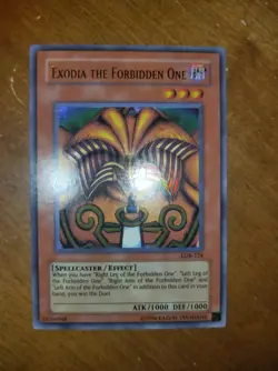 Exodia the Forbidden One LOB-124 The Legend of Blue Eyes White Dragon Unlimited - Image 2