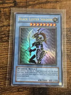 Yugioh! Black Luster Soldier SYE-024 Ultra Rare Unlimited LP - Image 1