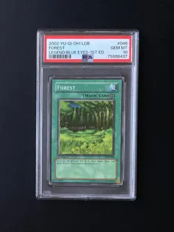 PSA 10 YU-GI-Oh! Lob-Legend of Blue Eyes White Dragon Forest First Edition - Image 1