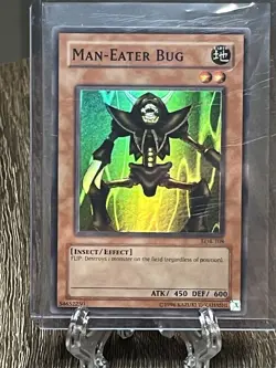 Man-Eater Bug – LOB-108 – Unlimited – Rare – Yu-Gi-Oh! - Image 1
