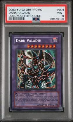 Dark Paladin DMG-001 Secret Rare Promo Yugioh PSA 9 *189 - Image 1