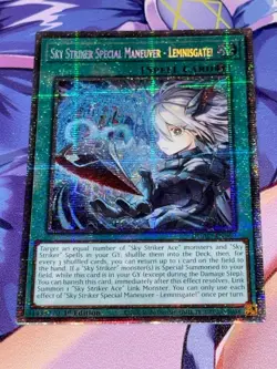 Yugioh 1x Sky Striker Special Maneuver - Lemnisgate! DUAD-EN069 Starlight 1st NM - Image 3