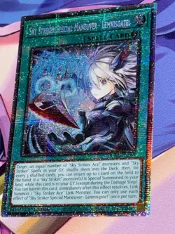 Yugioh 1x Sky Striker Special Maneuver - Lemnisgate! DUAD-EN069 Starlight 1st NM - Image 5