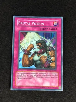 YUGIOH BRUTAL POTION GX05-EN003 SUPER PLAY/EDGEWARE - Image 1